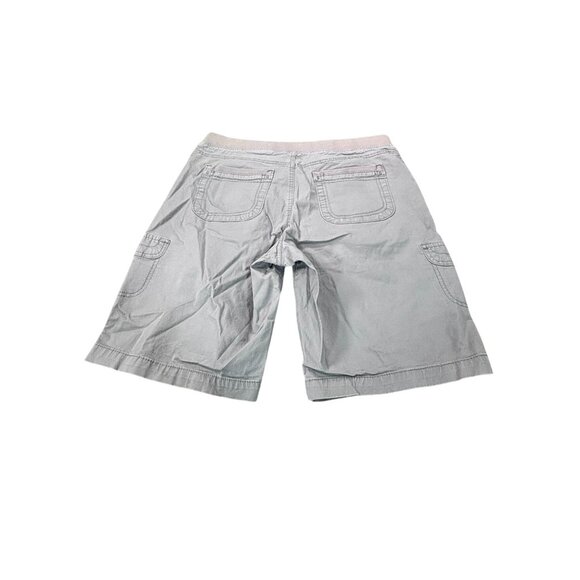 Lee Womens Relaxed Fit Cargo Shorts Medium Grey Cotton/Spandex Blend - Picture 2 of 10